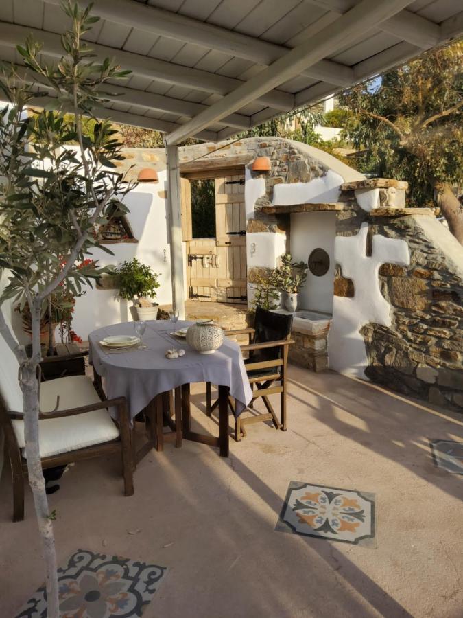 Romantic Sunset Cycladic House In Sotires Moni Christou Dasous Exterior foto