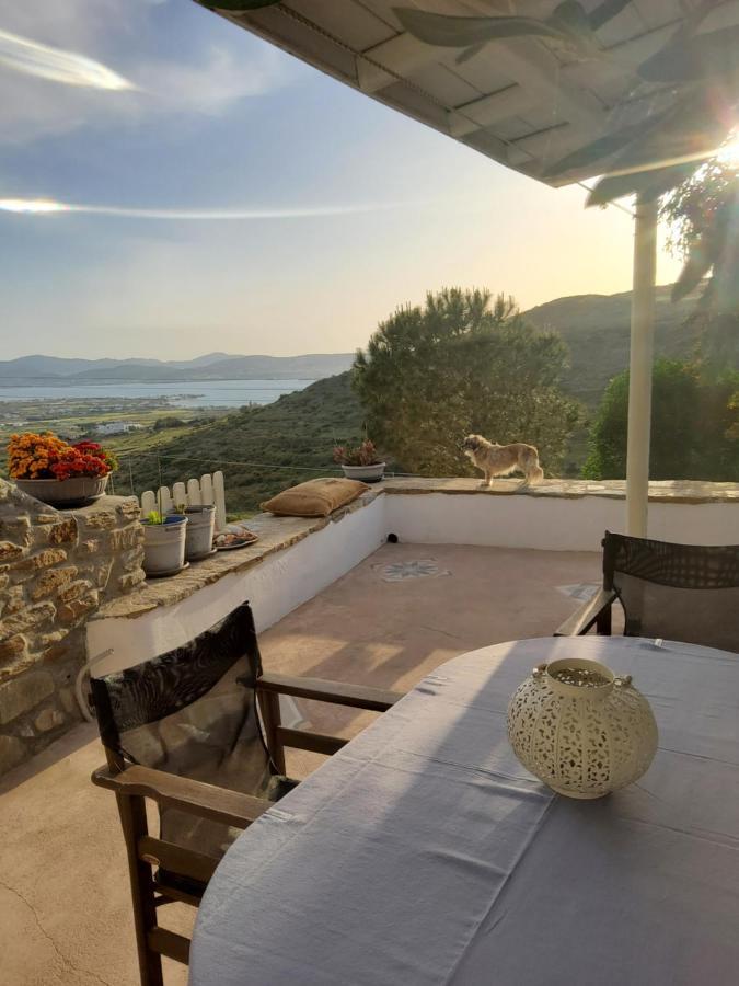 Romantic Sunset Cycladic House In Sotires Moni Christou Dasous Exterior foto