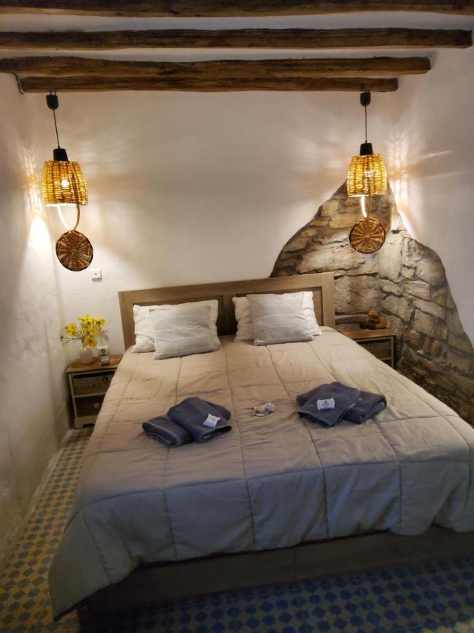 Romantic Sunset Cycladic House In Sotires Moni Christou Dasous Exterior foto