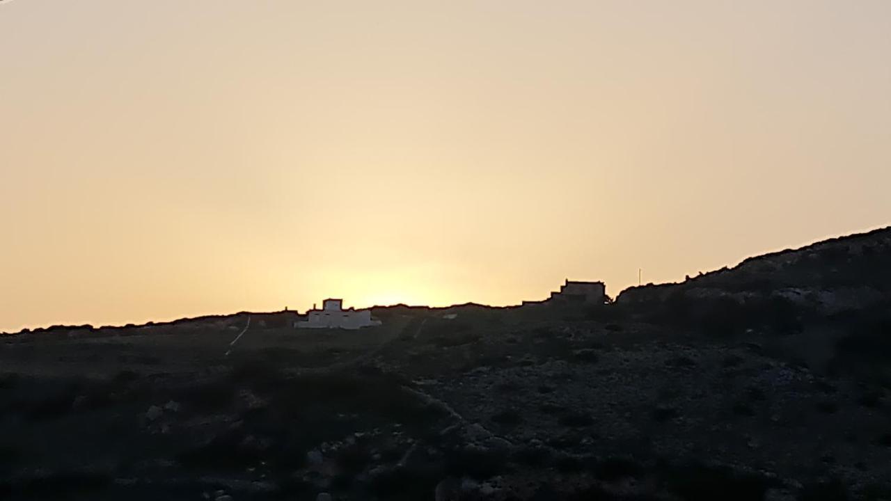 Romantic Sunset Cycladic House In Sotires Moni Christou Dasous Exterior foto