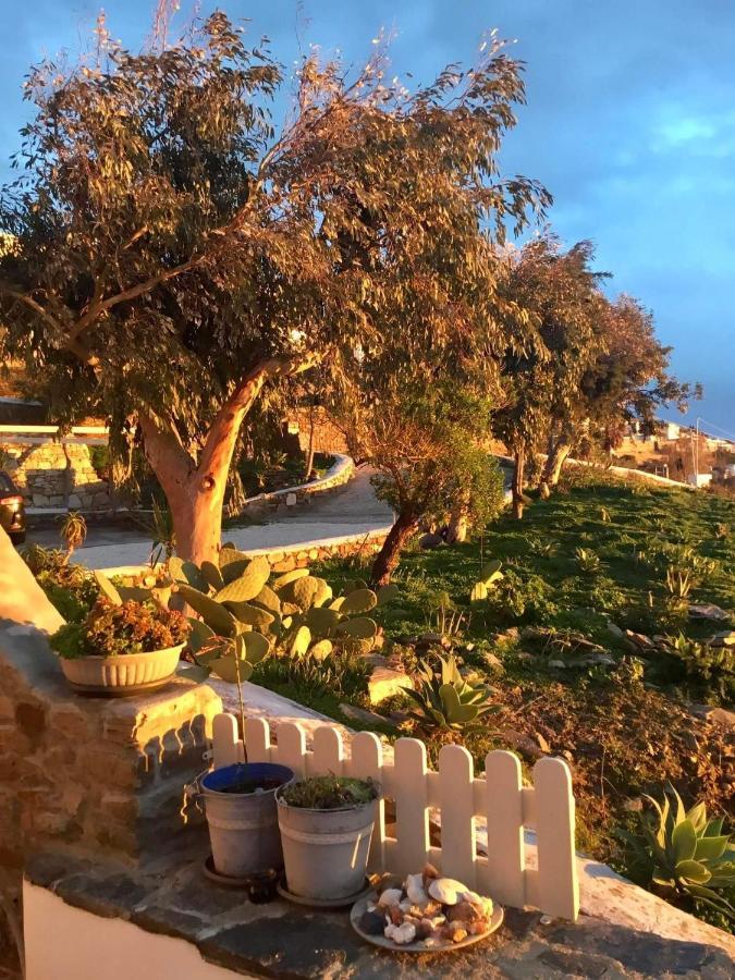 Romantic Sunset Cycladic House In Sotires Moni Christou Dasous Exterior foto